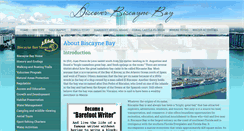 Desktop Screenshot of discoverbiscaynebay.org