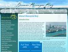 Tablet Screenshot of discoverbiscaynebay.org